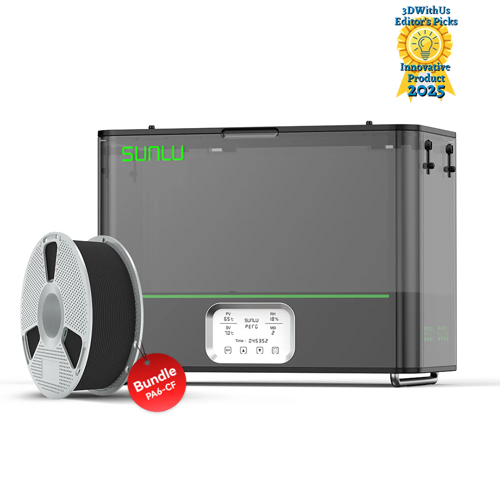 SUNLU FilaDryer E2, fino a 110℃, Asciugatura e ricottura Professionali, nato per i filamenti di stampa 3D tecnici - Image 31