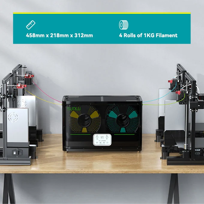 SUNLU FilaDryer S4, Bilanciamento di Temperatura e Alta Efficienza - Image 16