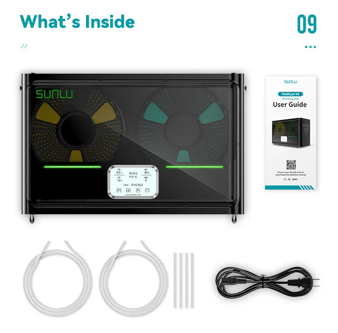 SUNLU FilaDryer S4, Bilanciamento di Temperatura e Alta Efficienza - Image 18