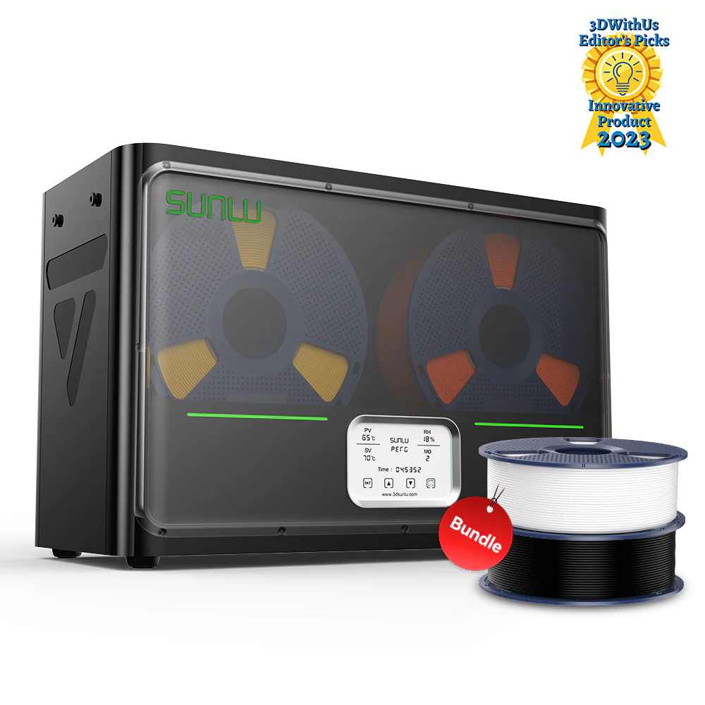 SUNLU FilaDryer S4, Bilanciamento di Temperatura e Alta Efficienza - Image 36