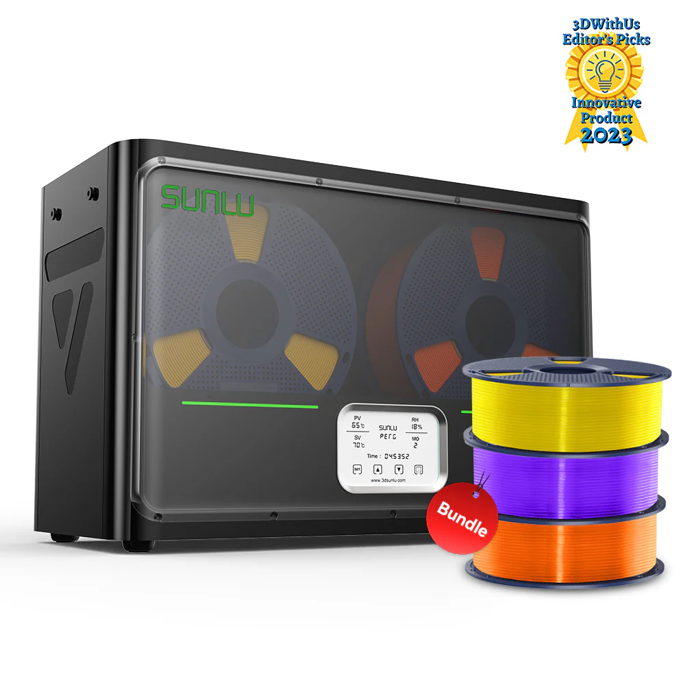 SUNLU FilaDryer S4, Bilanciamento di Temperatura e Alta Efficienza - Image 37