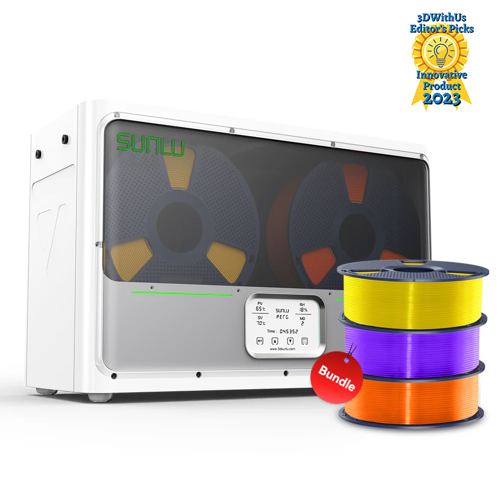 SUNLU FilaDryer S4, Bilanciamento di Temperatura e Alta Efficienza - Image 41