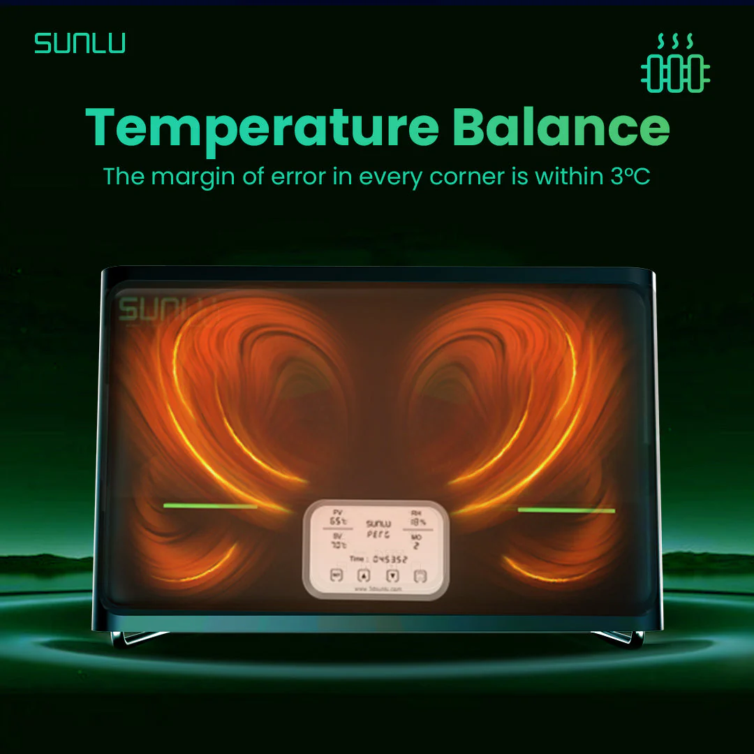 SUNLU FilaDryer S4, Bilanciamento di Temperatura e Alta Efficienza - Image 6