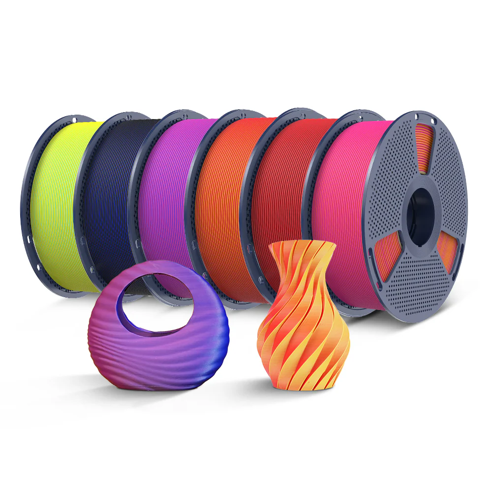 [MOQ: 3KG] SUNLU PLA Matte Dual-Color Filamento PLA opaco bicolore 1KG- Transizioni Bicolori Senza Soluzione di Continuità e Finitura Matte Morbida - Image 11