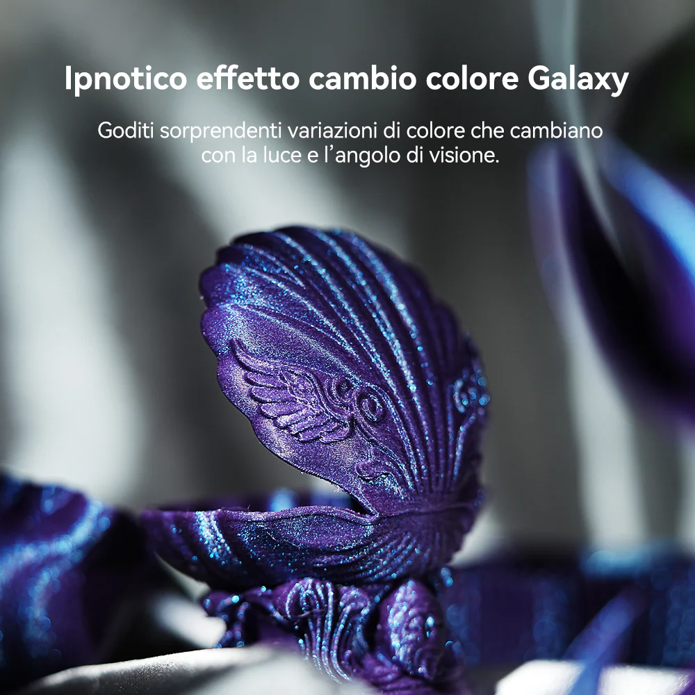 [MOQ: 3KG] SUNLU Filamento PLA Galassia Esterica 1KG, Filamento PLA Iridescente, Polvere Perlata Ultrafina Scintillante - Image 5