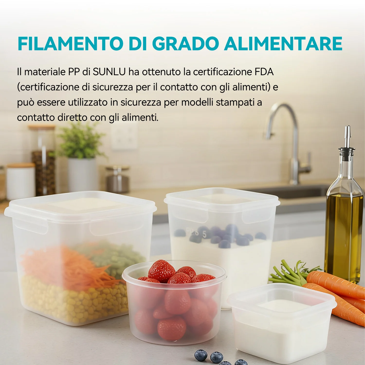 SUNLU Premium PP Filamento 0.8KG - Image 3